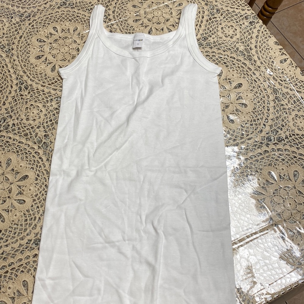 White Tank Top Undershirt